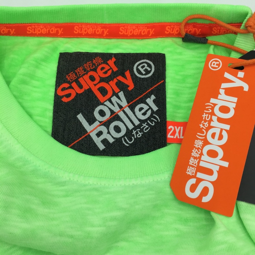 Superdry Mens Orange Label Tshirt Size 2XL